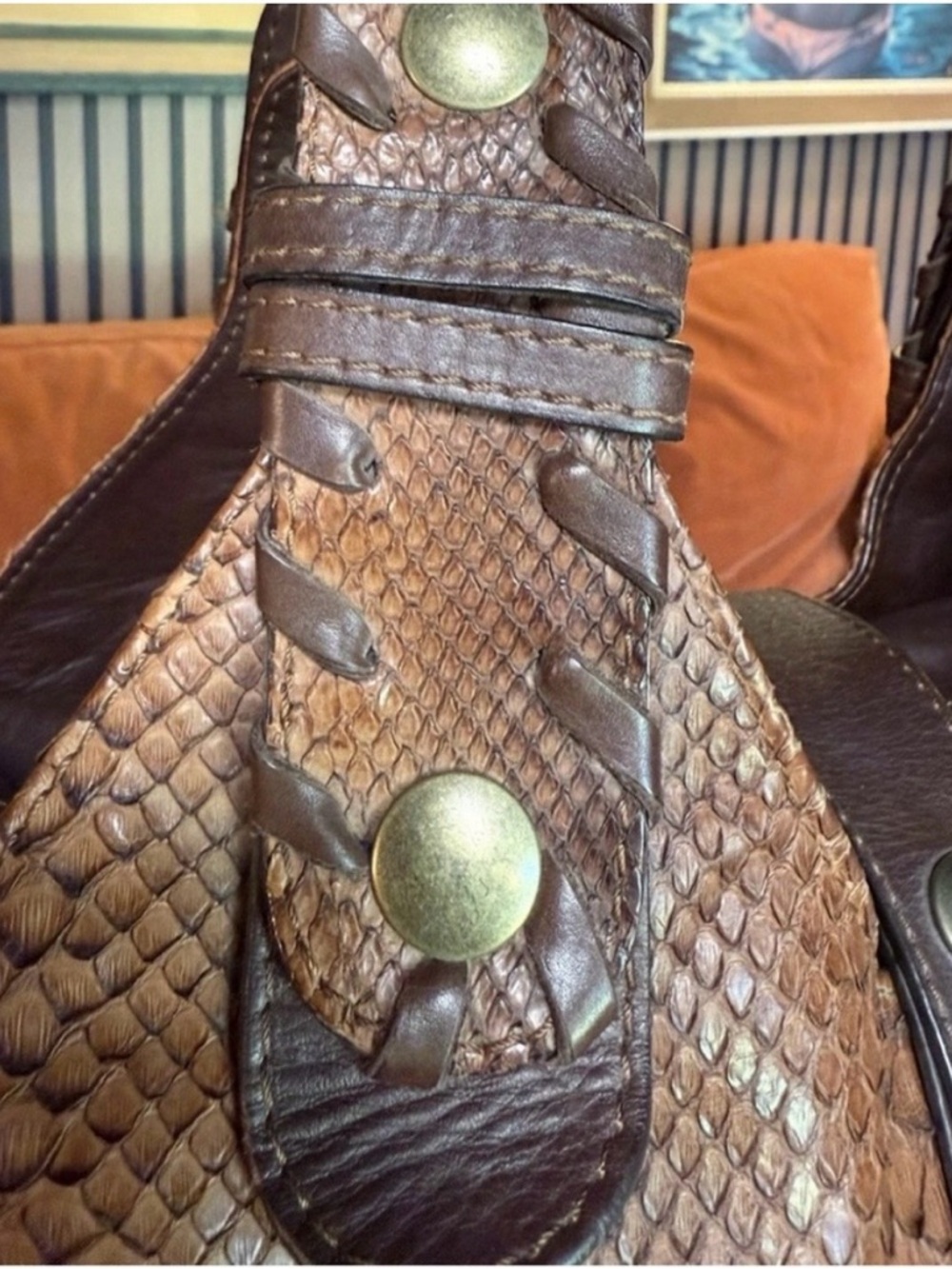 Chloe Python Handbag - Picture 4 of 10